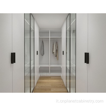 Personalizzazione moderna camera da letto in legno Walk in Closet Wardrobe